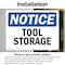 Signmission Tool Storage, 7 in W x Rectangle, Vinyl Decal OS-2PACK-NS-D-57-L-18692 - alternate 2